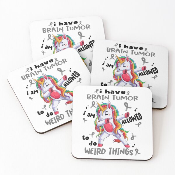 Item preview, Brain Tumor Awareness Funny I have Brain Tumor i'm allowed to do Weird Things! designed and sold by JanetShop809.