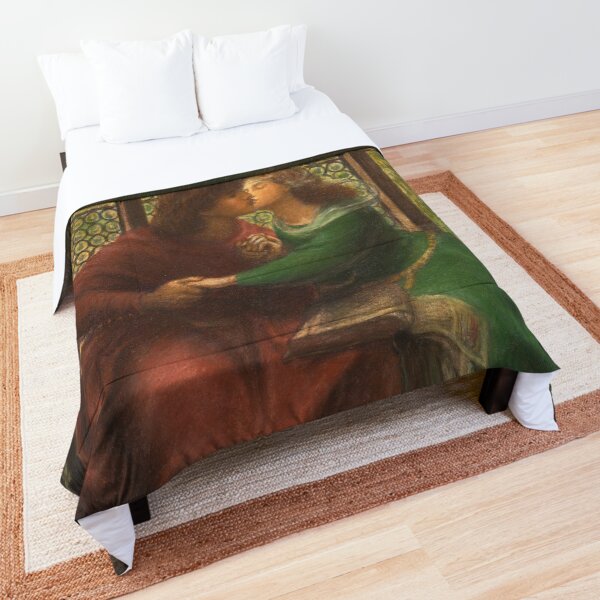 Paolo and Francesca da Rimini (1867) by Dante Gabriel Rossetti Comforter