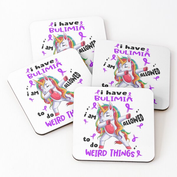 Item preview, Bulimia Awareness Funny I have Bulimia i'm allowed to do Weird Things! designed and sold by JanetShop809.