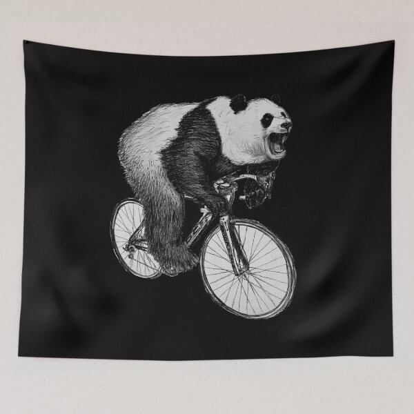 Item preview, Bicycling Panda designed and sold by shopCao22.