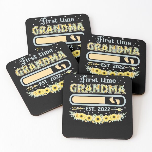 Item preview, Pregnancy Reveal Gift First Time Grandma Est. 2022  designed and sold by brandyzalesart.