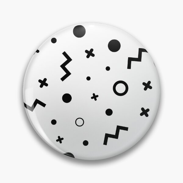 Item preview, Black White Vintage Minimalist Geometric Design designed and sold by Ross-Sergey.