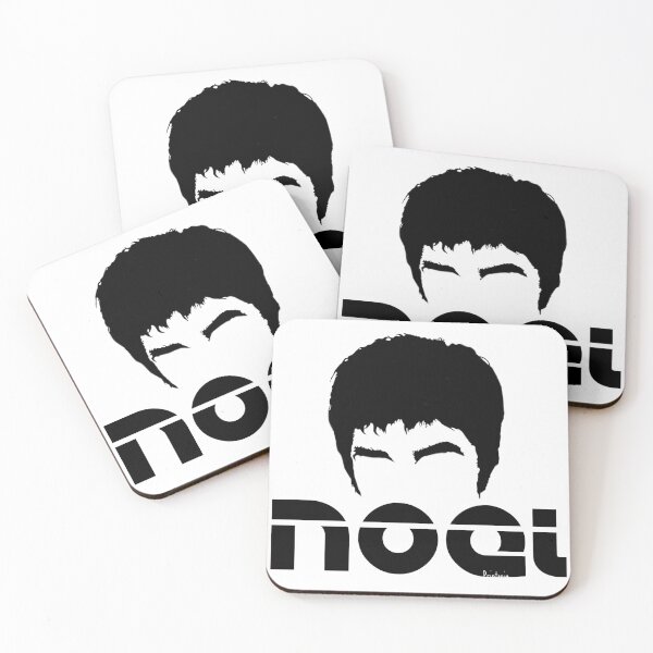 Item preview, Noel Gallagher Oasis Monochrome Black Name Print designed and sold by Printopia-.