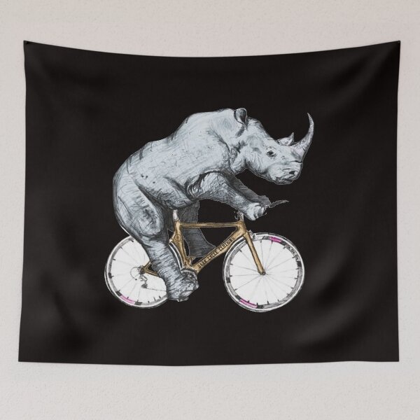 Item preview, Bicycling Rhino designed and sold by shopCao22.