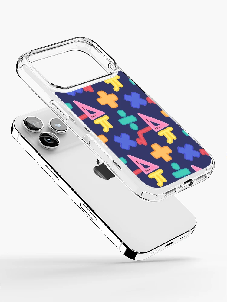 Thumbnail 2 of 5, iPhone Case, Dark Blue Math designed and sold by CustomMercher.