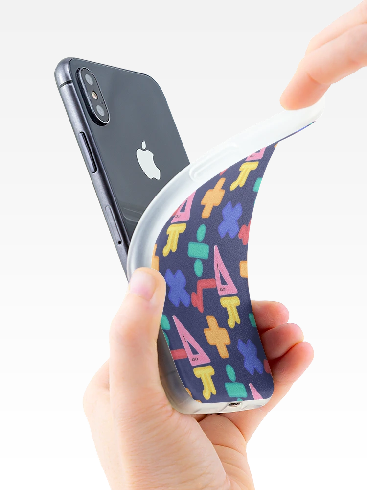 Thumbnail 4 of 5, iPhone Case, Dark Blue Math designed and sold by CustomMercher.