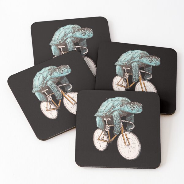 Item preview, Bicycling Sea Turtle designed and sold by shopCao22.