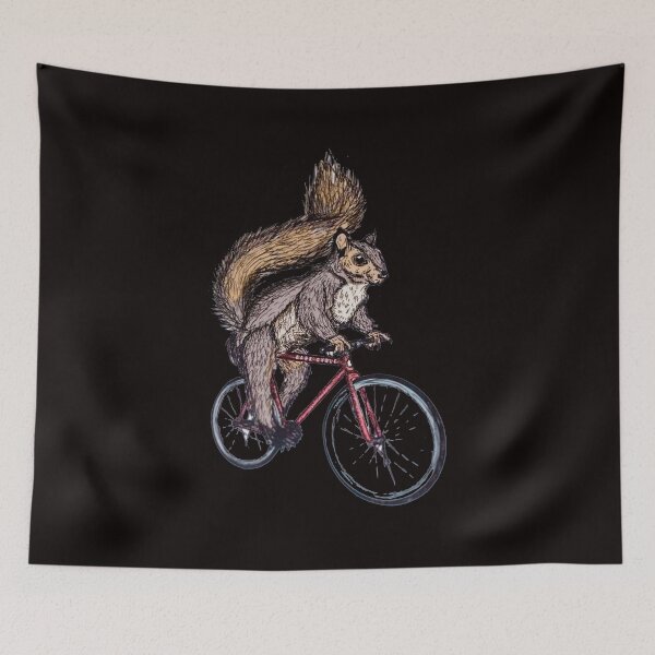Item preview, Bicycling Squirrel designed and sold by shopCao22.