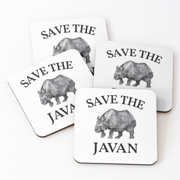 Item preview, Javan Rhino Endangered Species Rhinoceros designed and sold by The Junto Shop.