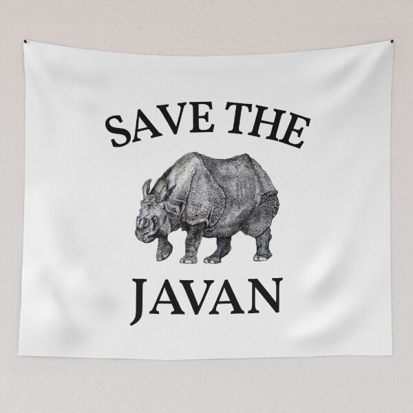 Item preview, Javan Rhino Endangered Species Rhinoceros designed and sold by The Junto Shop.