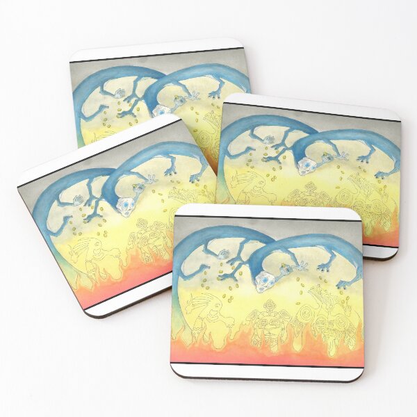 Item preview, Burning in the Fires of Consumerism Art Print designed and sold by chriskatt.