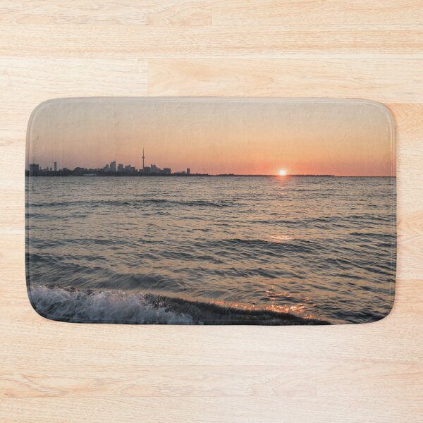 Item preview, Slo-Mo Wave - Torontos Skyline from the Beach designed and sold by Georgia Mizuleva.