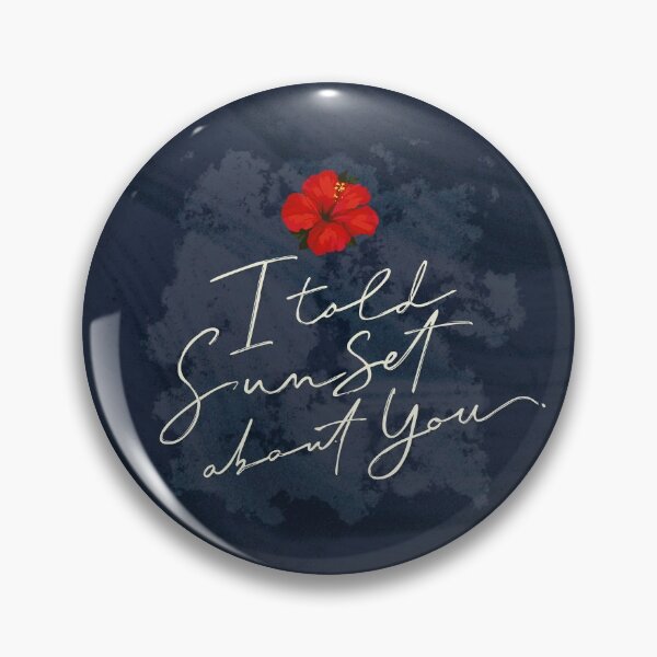 Item preview, Hibiscus I Told Sunset About You - Watercolor design designed and sold by marina ralston.