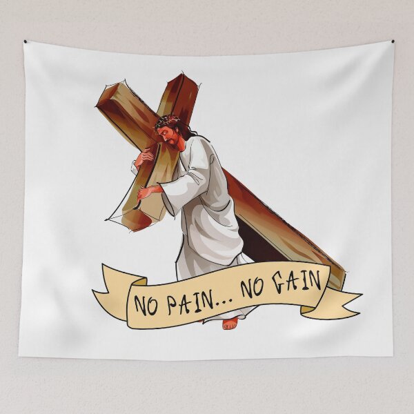 Item preview, no pain NO GAIN SCROLL designed and sold by Ratch2929.