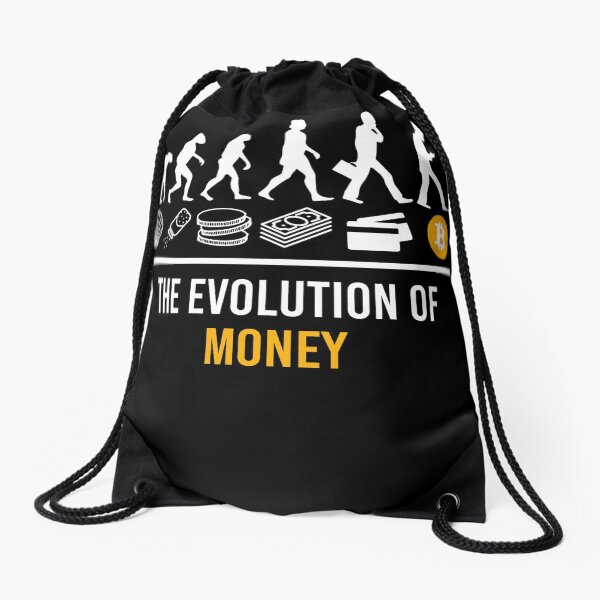 Artikel-Vorschau von The Evolution Of Money Bitcoin, designt und verkauft von Newcomb95.