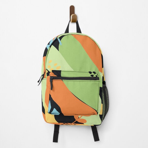 Item preview, Tangerine, Green And Yellow Abstract Modern Shapes Pattern designed and sold by DEC02.