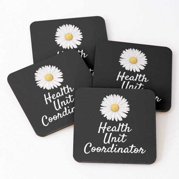 Item preview, Health Unit Coordinator With Daisy Flower designed and sold by ProudNurse.