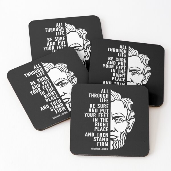 Item preview, Abraham Lincoln Inspirational Quote: Stand Firm designed and sold by Elvin Dantes.