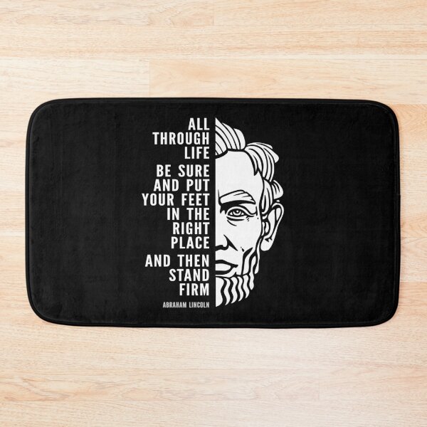 Item preview, Abraham Lincoln Inspirational Quote: Stand Firm designed and sold by Elvin Dantes.
