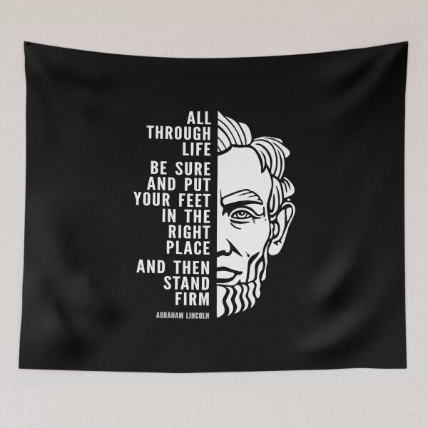 Item preview, Abraham Lincoln Inspirational Quote: Stand Firm designed and sold by Elvin Dantes.