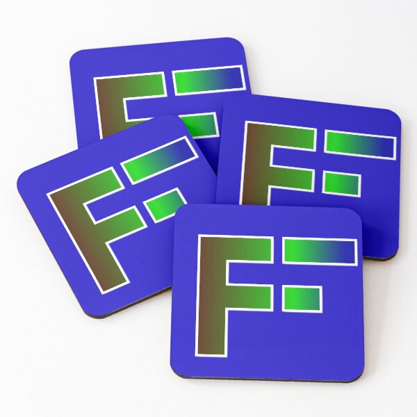 Item preview, Large Letter F Elegant Colored Monogram designed and sold by AnadAA.