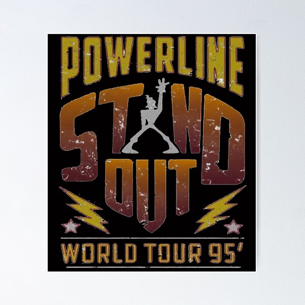 Gift Powerline Stand-Out World-Tour 95' Concert Logo