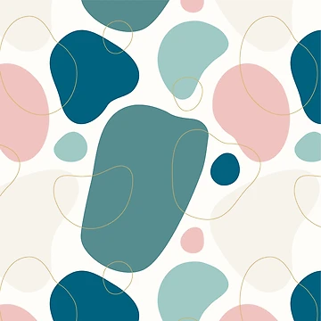 Artwork thumbnail, Organic Shapes Abstract Pattern by GoDesign1