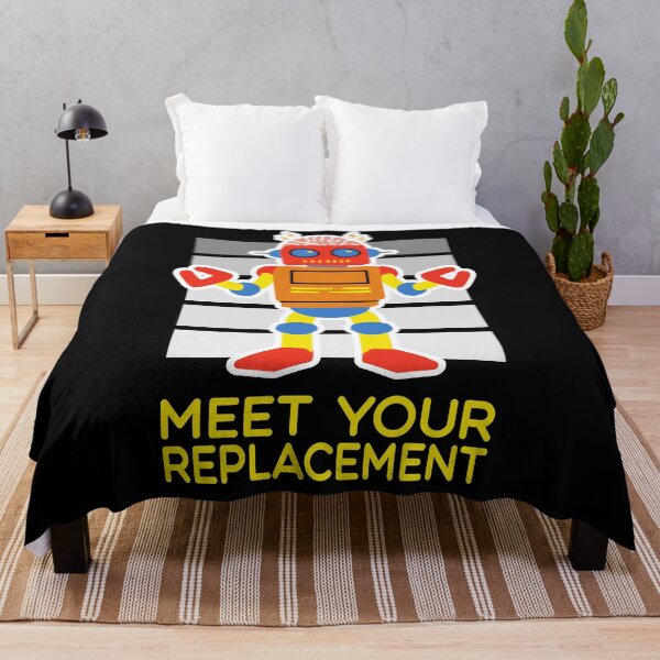 Item preview, Meet Your Replacement - Robot - Minimum Wage - Fast Food designed and sold by ittybittyowl.