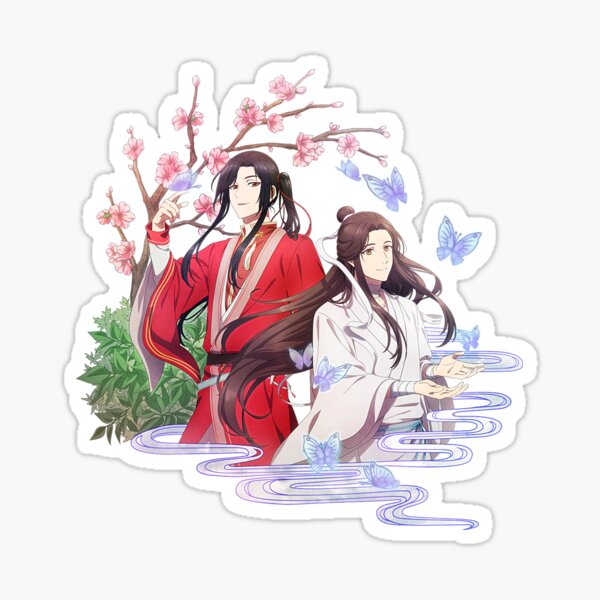 Official art from Donghua Team: drunk Lan Zhan + the chibi version