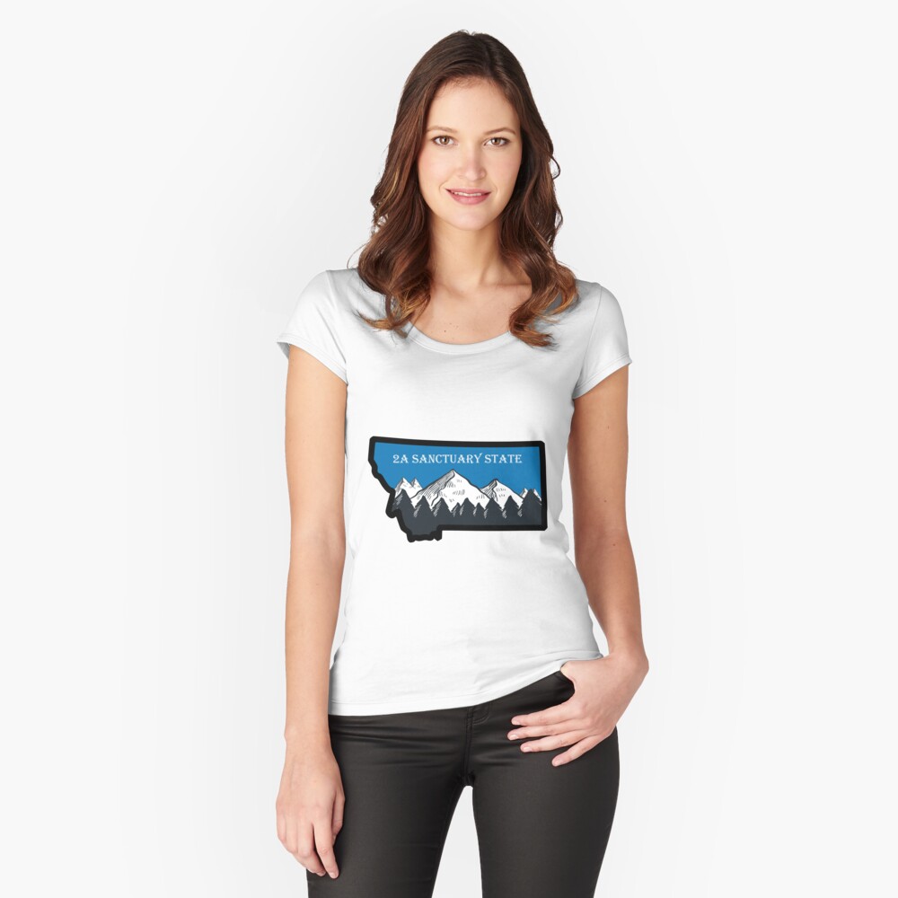 Item preview, Fitted Scoop T-Shirt designed and sold by SanctuaryCounty.