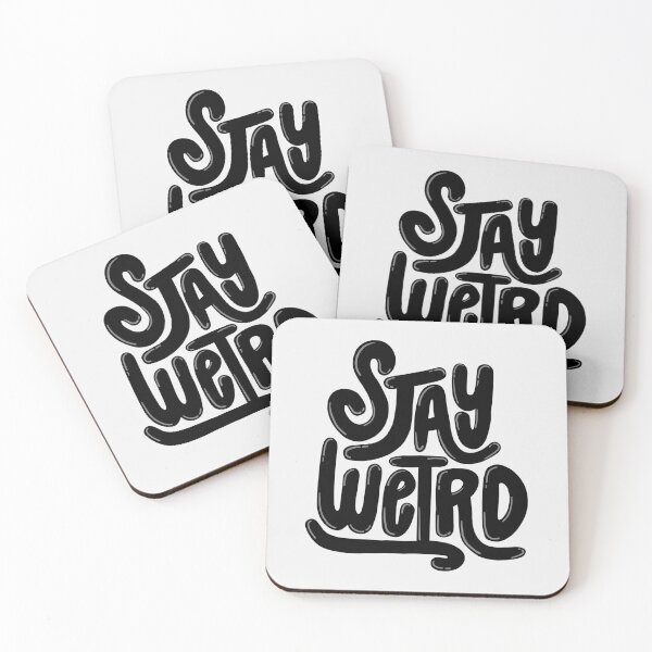 Item preview, Stay Weird Black designed and sold by PepAndGrace.