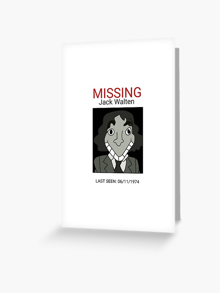 Jack Walten Missing Poster | Poster