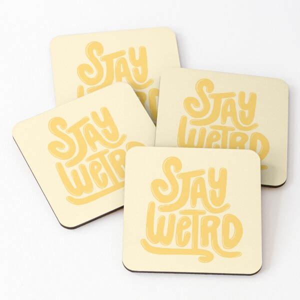 Item preview, Stay Weird Yellow designed and sold by PepAndGrace.