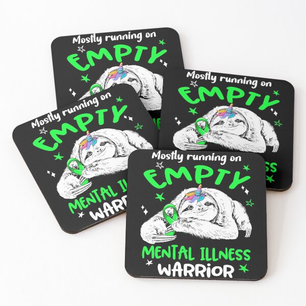 Item preview, Mostly running on Empty Mental Illness Warrior designed and sold by ElizabethS809.