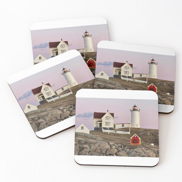 Item preview, Nubble Lighthouse Sunset, Maine designed and sold by mainekayakgirl.
