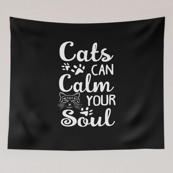 Item preview, Cats Can Calm Your Soul-Unlimited Love For Cat- So Cute Kittie Cat Face-Funny gift For A Cat Lover Mom designed and sold by Rassitni.