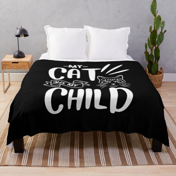 Item preview, My Cat Is My Child-Cat Love-So Cute Pinky Saying-Pet Lover-Funny Cute Gift For A Cat Pup Owner designed and sold by Rassitni.