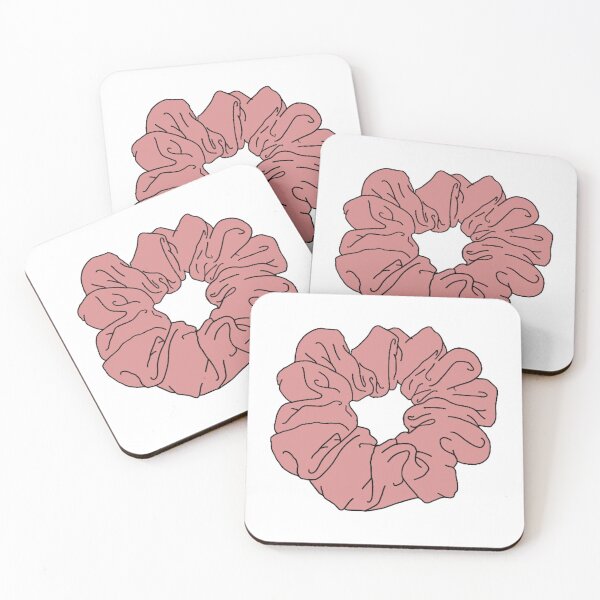 Item preview, Pink Scrunchie Sticker designed and sold by Kaitlyn Beimel.