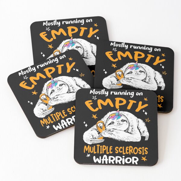 Item preview, Mostly running on Empty Multiple Sclerosis Warrior designed and sold by ElizabethS809.