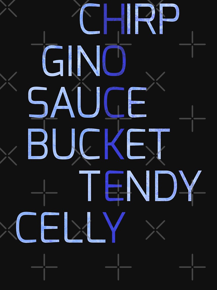 "Hockey Slang Words, Gino, Celly, Chirp, Tendy" Tshirt by gamefacegear
