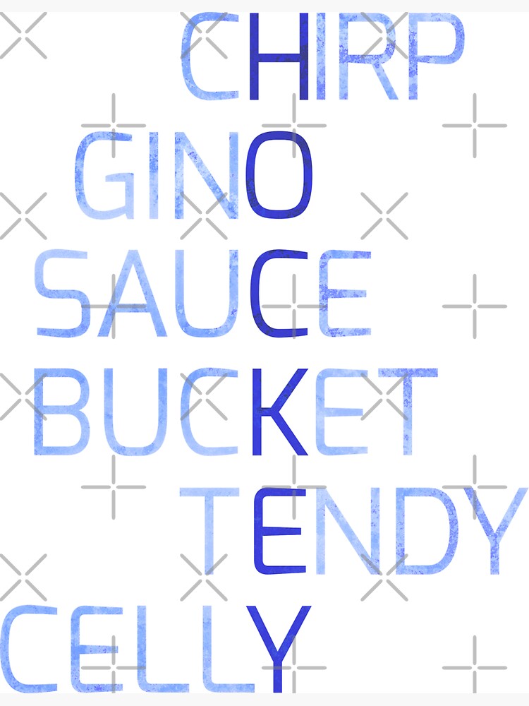 "Hockey Slang Words, Gino, Celly, Chirp, Tendy" Sticker by gamefacegear