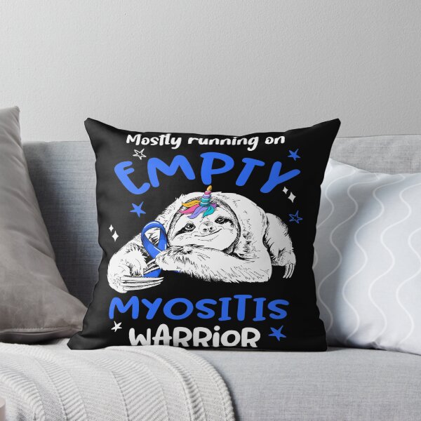 Item preview, Mostly running on Empty Myositis Warrior designed and sold by ElizabethS809.