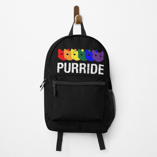 Item preview, PURRIDE Cute LGBT Rainbow Cat Heads designed and sold by BOOST Design + Marketing.