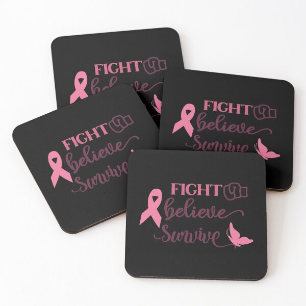 Item preview, Breast Cancer -Fight Believe Survive designed and sold by HDPrinting.