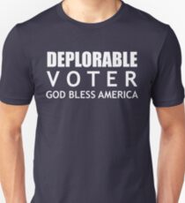 Deplorable Voter #basketofdeplorables Election 2016 White Unisex T-Shirt