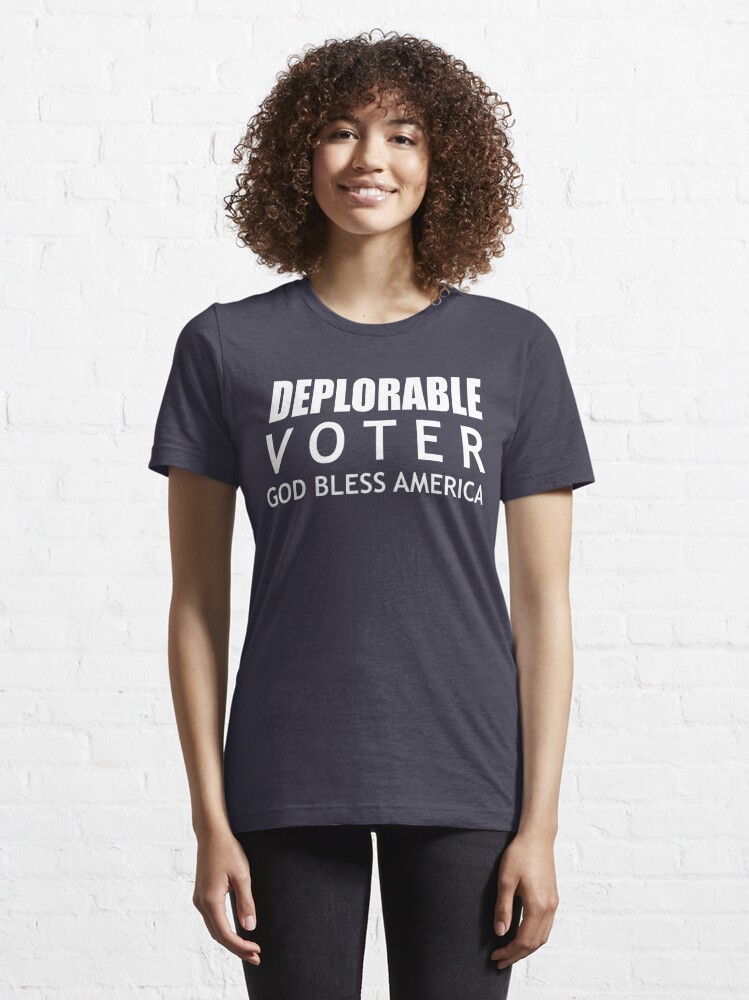 Alternate view of Deplorable Voter #basketofdeplorables Election 2016 White Essential T-Shirt