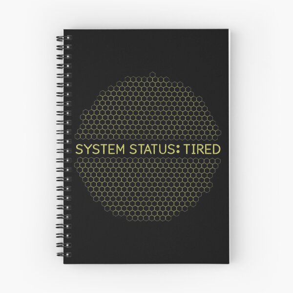 Item preview, System Status: Tired - Yellow designed and sold by Timebird.