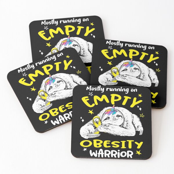 Item preview, Mostly running on Empty Obesity Warriorv designed and sold by ElizabethS809.