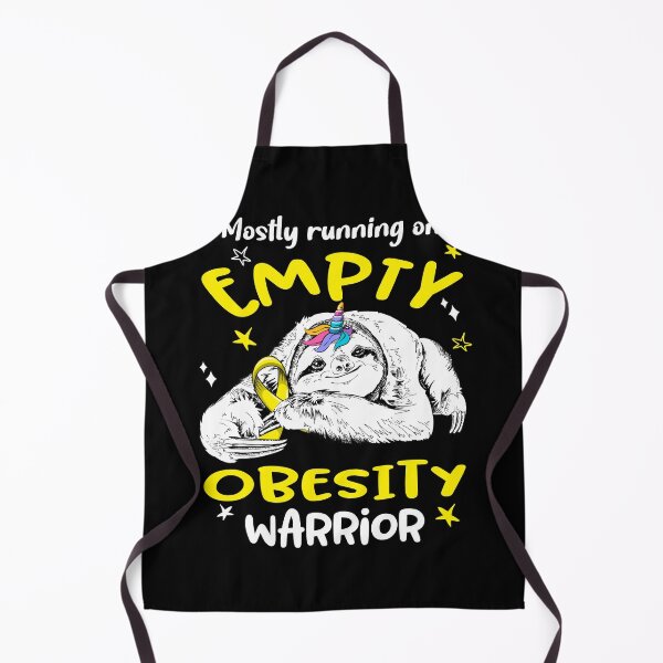Item preview, Mostly running on Empty Obesity Warriorv designed and sold by ElizabethS809.
