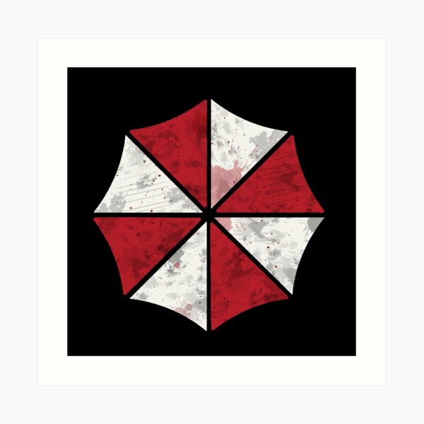 Resident Evil Umbrella Corporation Centered Logo Art Print for Sale by  Jamie Cross